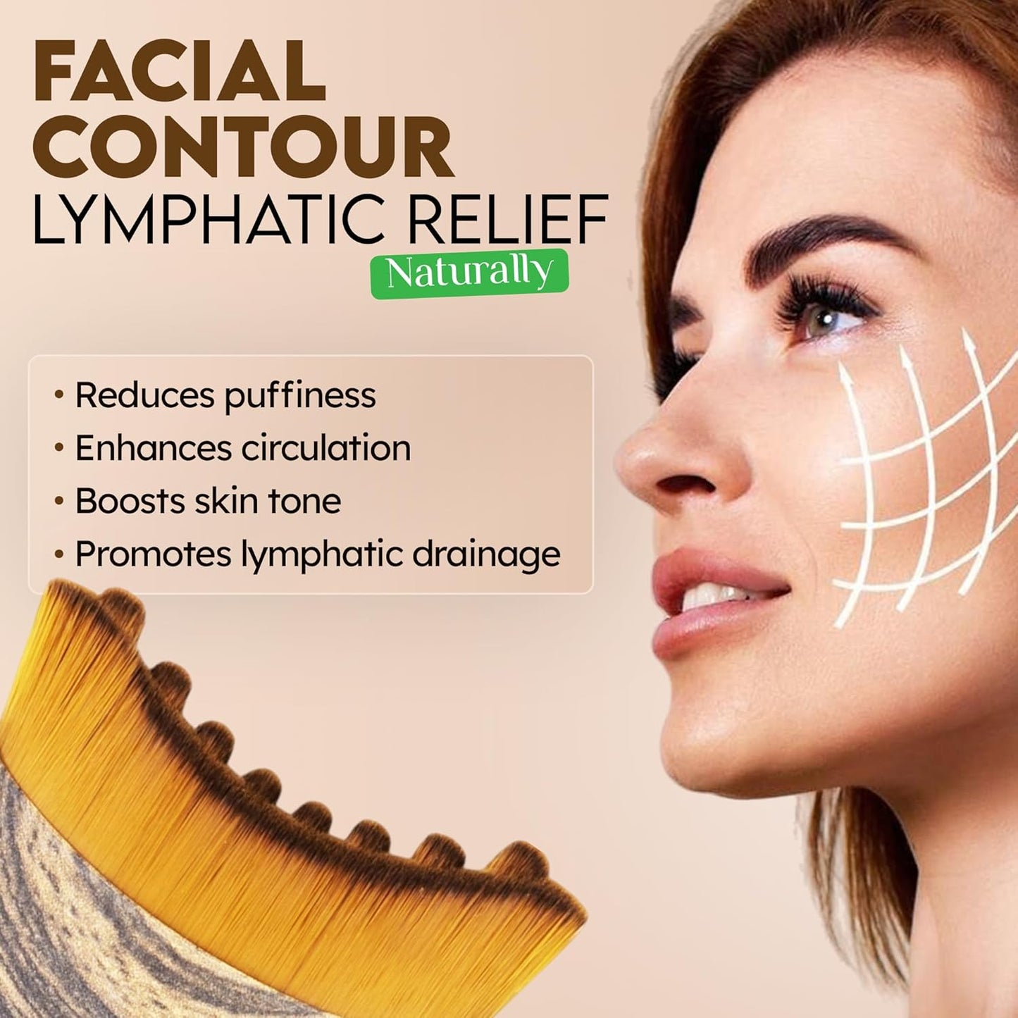Liftie™ Lymphatic Contour Face Brush